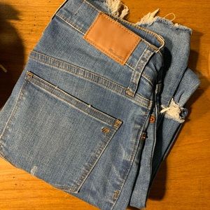 Madewell Cali-Demi Boot Jeans / Raw Hem